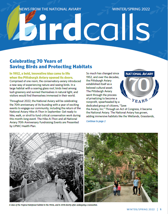 Front page of BirdCalls