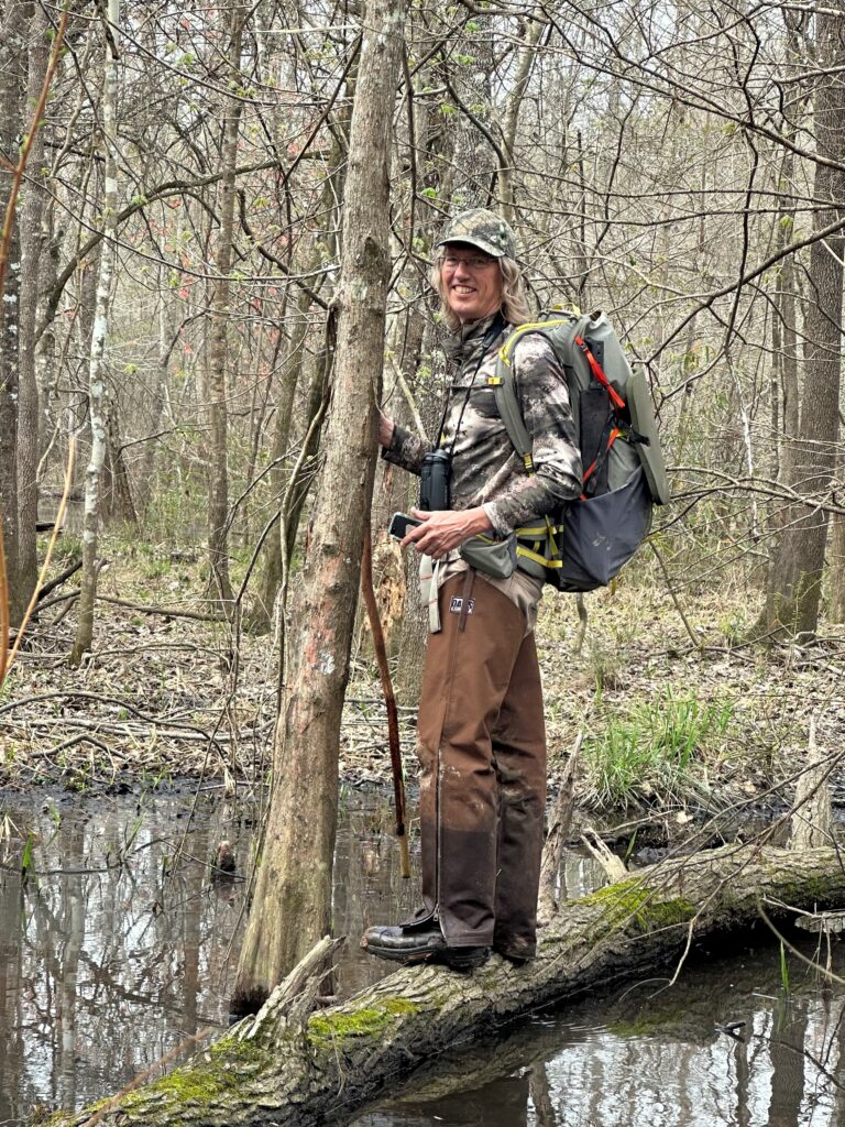 Dr. Latta in Cypress woods